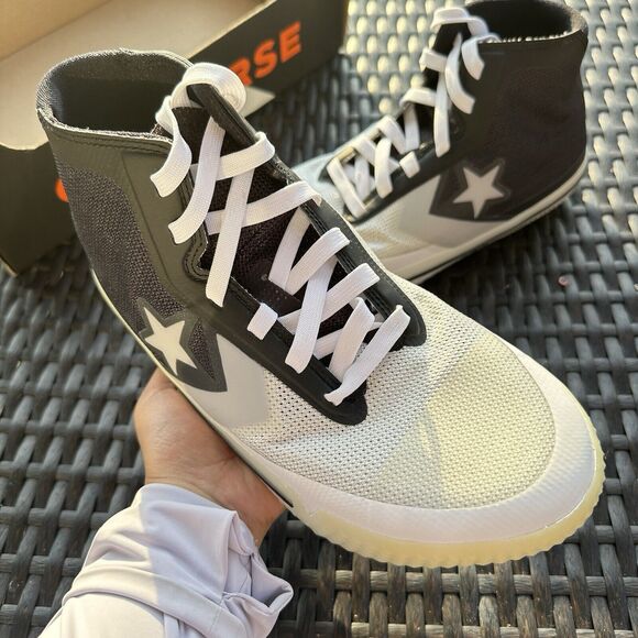 Converse Build It Up All Star Pro BB Hi Men\'s Shoes Black White 166803C Size 6.5 main image 13